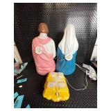 General Foam Plastics Nativity Figures - Mary, Joseph & Baby Jesus (3-Piece Set)