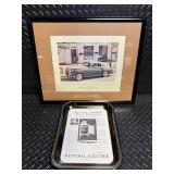 General Electric Refrigerator Ad Print - Now Comes Simplified Electric Refrigeration 1927 Framed Advertisement 1950s Rolls-Royce Silver Cloud II