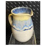 Ceramic Pottery Pitcher signed Rich - Quiche Pan Dishwasher-Safe, Microwave-Safe, Oven-Safe -