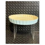 Ceramic Pottery Pitcher signed Rich - Quiche Pan Dishwasher-Safe, Microwave-Safe, Oven-Safe -