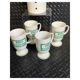 Budweiser 1985 Limited Edition Stein - A Series by CeramArte Brazil Tuxedo Champagne Holder, Irish Coffee Cups
