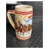 Budweiser 1985 Limited Edition Stein - A Series by CeramArte Brazil Tuxedo Champagne Holder, Irish Coffee Cups