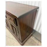 Traditional Wood Sideboard Cabinet with 3 Drawers and 3 Doors