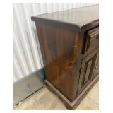 Traditional Wood Sideboard Cabinet with 3 Drawers and 3 Doors