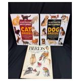 Bird, Cat & Dog Breeds Encyclopedias (Lot of 3)