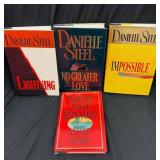 Danielle Steel Titles & Barbara Taylor Bradford - Lightning, No Greater Love, Impossible, A Secret