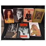 Assorted Celebrity Biographies & Memoirs (Lot of 7)