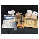 Sharp EL-1801C 12-Digit 2-Color Print Calculator
