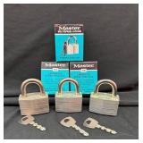 Master 500 Laminated Steel Padlocks with Keys