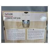 New Taylor Indoor/Outdoor Clock