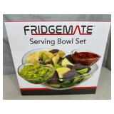 New Fridgemate Serving Bowl Set with Attachable Dipping Bowls