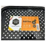 New Graniteware Porcelain Coated Grill Tray and Drip Tray