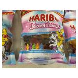 16 Bags of Haribo Gummy Unicorns - Share Size Bags