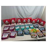 Assorted Candy, Ritter Chocolate, Fruit Snacks, Sour Jacks, and More