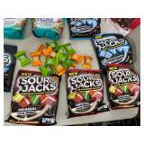 Assorted Candy, Ritter Chocolate, Fruit Snacks, Sour Jacks, and More