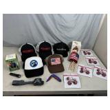 New Hats, Hummel Christmas Ornament, Knife, Flags, and More