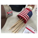 New Hats, Hummel Christmas Ornament, Knife, Flags, and More