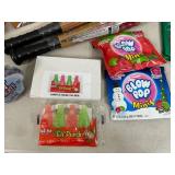 Assorted Candy, Andes Mints, Gumballs, Blow Pops, Candy Blox, and More