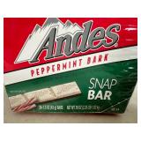 New Case of 24 Andes Peppermint Bark Snap Bars