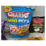 Assorted Candy, Blow Pops, Cotton Candy, Sugar Babies, Charms Pops, and More