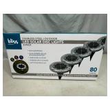 New 8 Pack of LED Solar Disc Landscape Lights