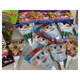 Assorted Candy, Haribo Gummy, Blow Pops, Sour Jacks, Charms Pops, Etc