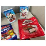 Assorted Candy, Haribo Gummy, Blow Pops, Sour Jacks, Charms Pops, Etc