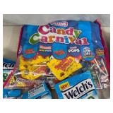 Large Lot of Assorted Candy, Blow Pops, Welch