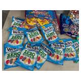 Large Lot of Assorted Candy, Blow Pops, Welch