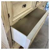 Beautiful Shabby Chic Oversized Buffet / Cabinet