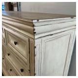 Beautiful Shabby Chic Oversized Buffet / Cabinet
