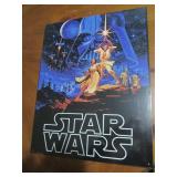 Star Wars metal sign, measures 12 x...
