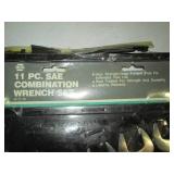 11pc SAE Combination Wrench set...