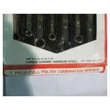 7pc metric combination wrench set p...
