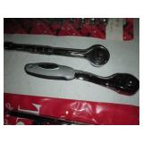 1/4in drive ratchet, 3pc extension ...