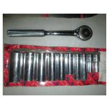 10pc 3/8in drive deep well socket s...