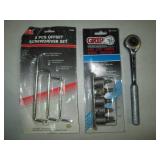 3pc offset screwdriver set, ratchet...