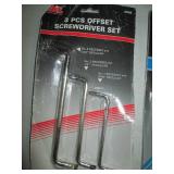 3pc offset screwdriver set, ratchet...