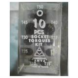 3/8in drive torx sockets and pair o...