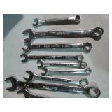 Assortment of 13 SAE combination wr...