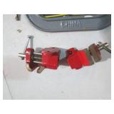 5in C-clamp and a pair of mini benc...