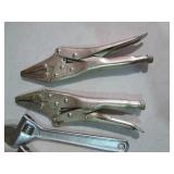 Crescent wrenches and vise grips gr...