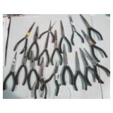 Black handle needle nose and long r...
