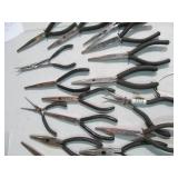 Black handle needle nose and long r...