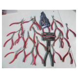 Assortment variety of snap ring pli...