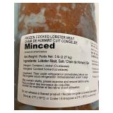 C - Minced Frozen Cooked Lobster Meat - 5 lb (Homarus americanus) Canada