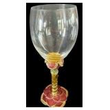 Jeweled Wine Cocktail Glass by 2 Saints
