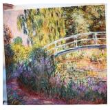 Claude Monet Print of The Japanese Bridge, Pond with Water Lilies