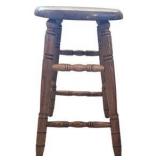 Single Oak Bar Stool