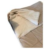 Cozy Tan Comforter - Queen to King Size